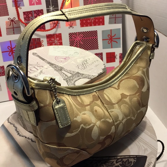 NWOT Mini Coach Hobo/ Shoulder Bag - Picture 2 of 8